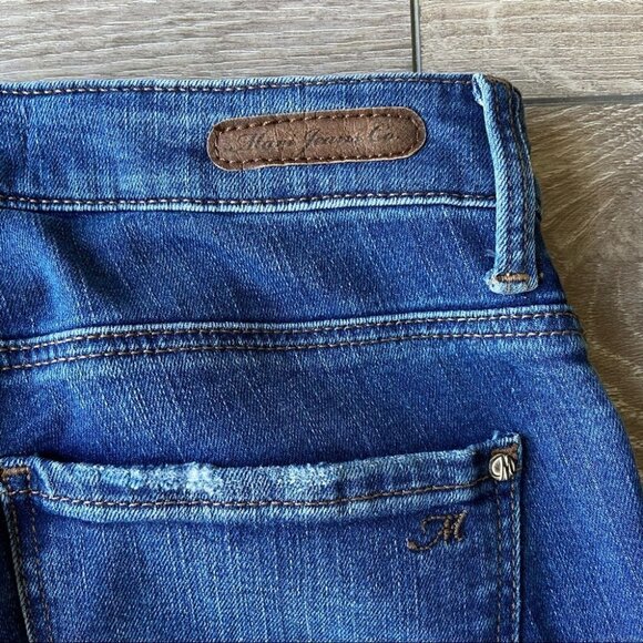 Mavi Sequins Accents Tess High Rise Super Skinny Crop Jean - Picture 7 of 12